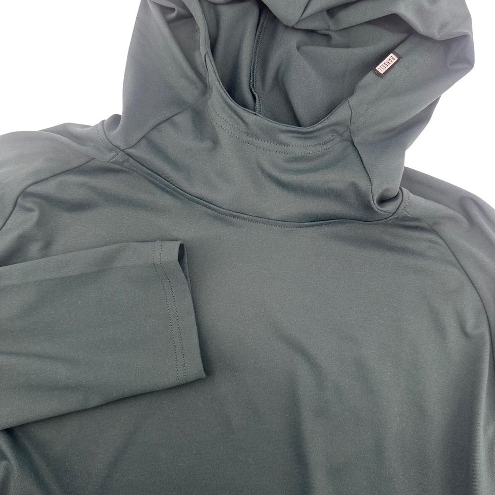 Barbell Apparel Hoodie Mens XL Teal Green Performance Long Sleeve Pullover